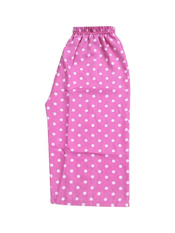 pink printed cotton three fourth - 19856378 -  Standard Image - 1