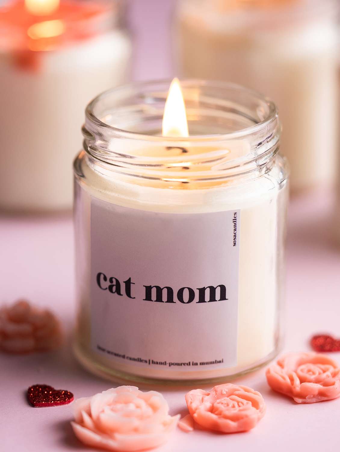 scented candle gift set for cat mom | cat lover gifts