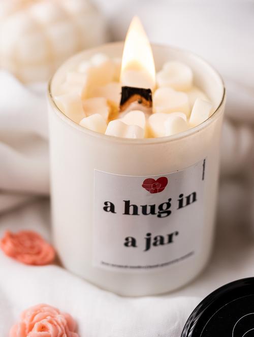 hug in a jar scented candle gift set for girlfriend boyfriend husband wife - 19856660 - Standard Image - 0