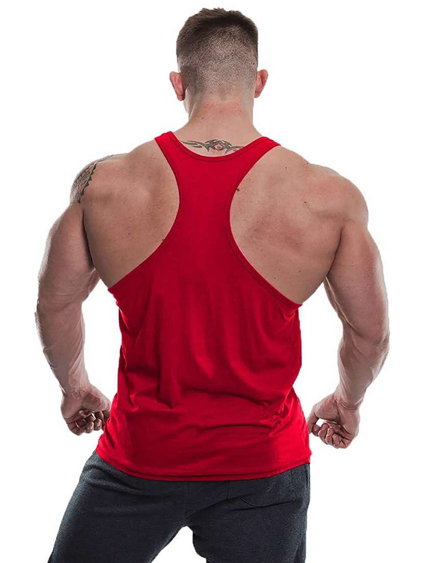 red cotton blend vest - 19858392 -  Standard Image - 1