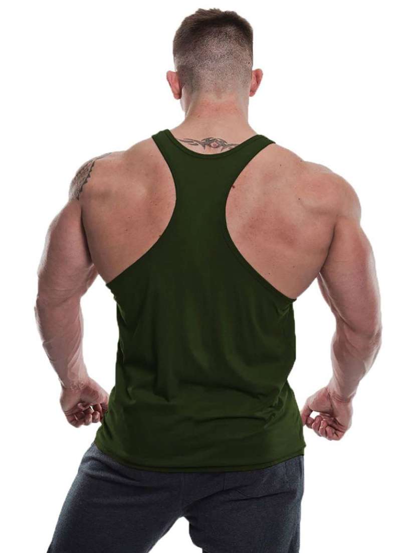 dark green cotton blend vest - 19858402 -  Standard Image - 1