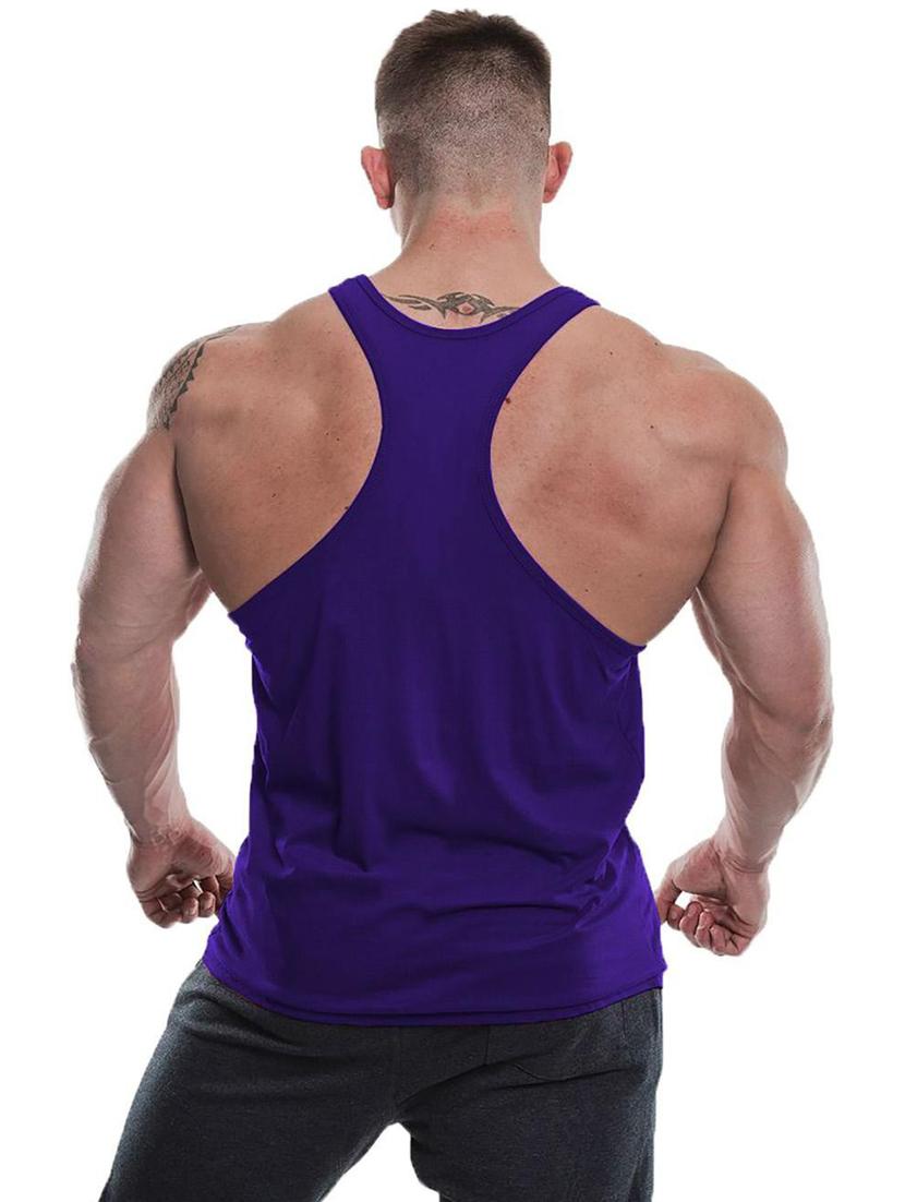 dark blue cotton blend vest - 19859097 - Standard Image - 1