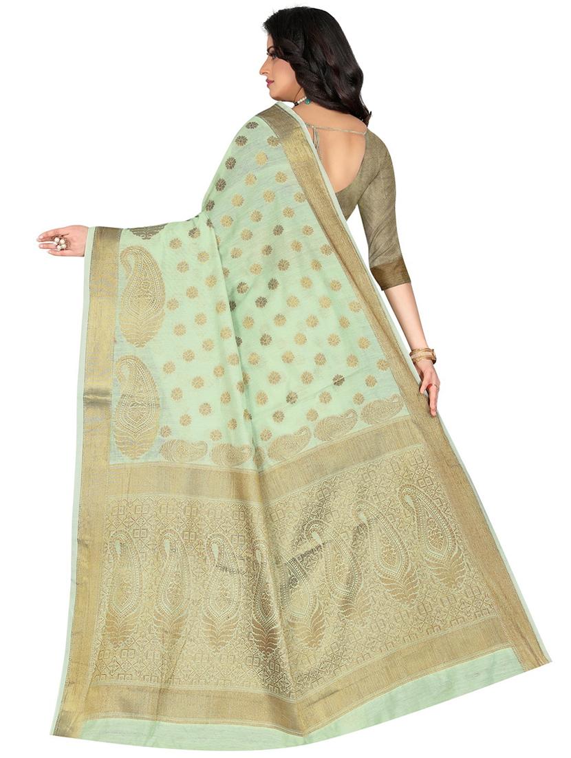 women's banarasi saree with blouse - 19861806 - Standard Image - 1