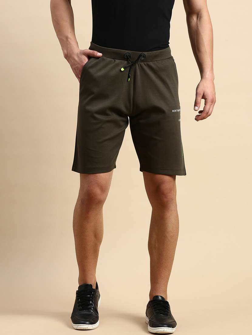 men's printed polyester shorts