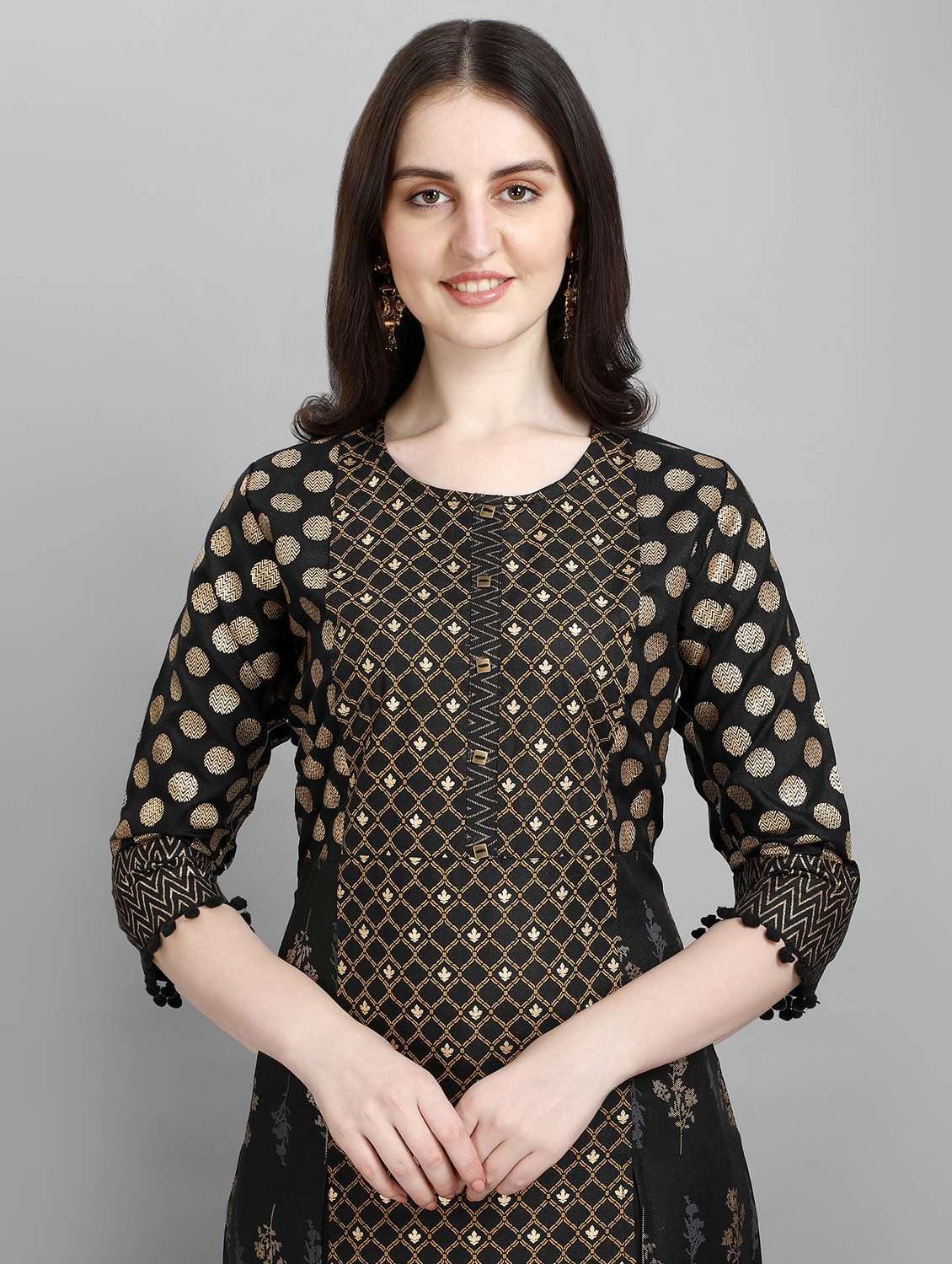 printed kurta pant set - 19864105 -  Standard Image - 4