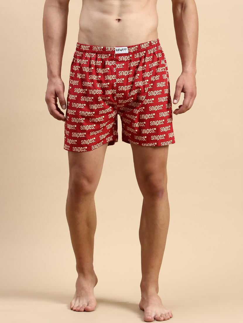 men's printed cotton boxers