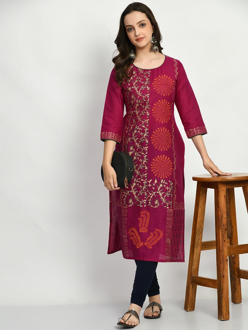 women's straight kurta - 19865820 - Zoom Image - 0