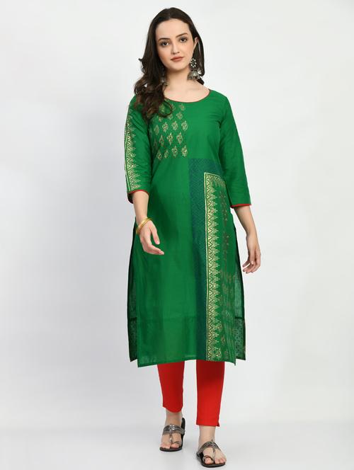 women's straight kurta - 19865825 - Standard Image - 0