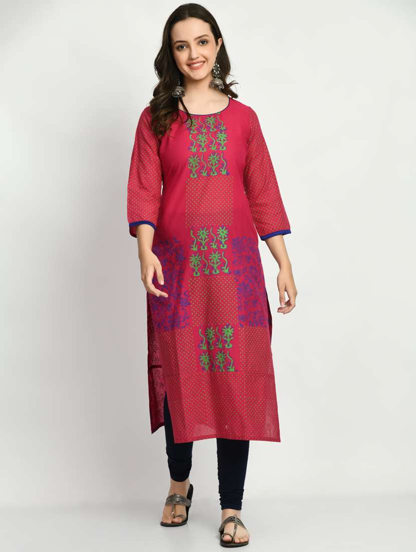 women's straight kurta