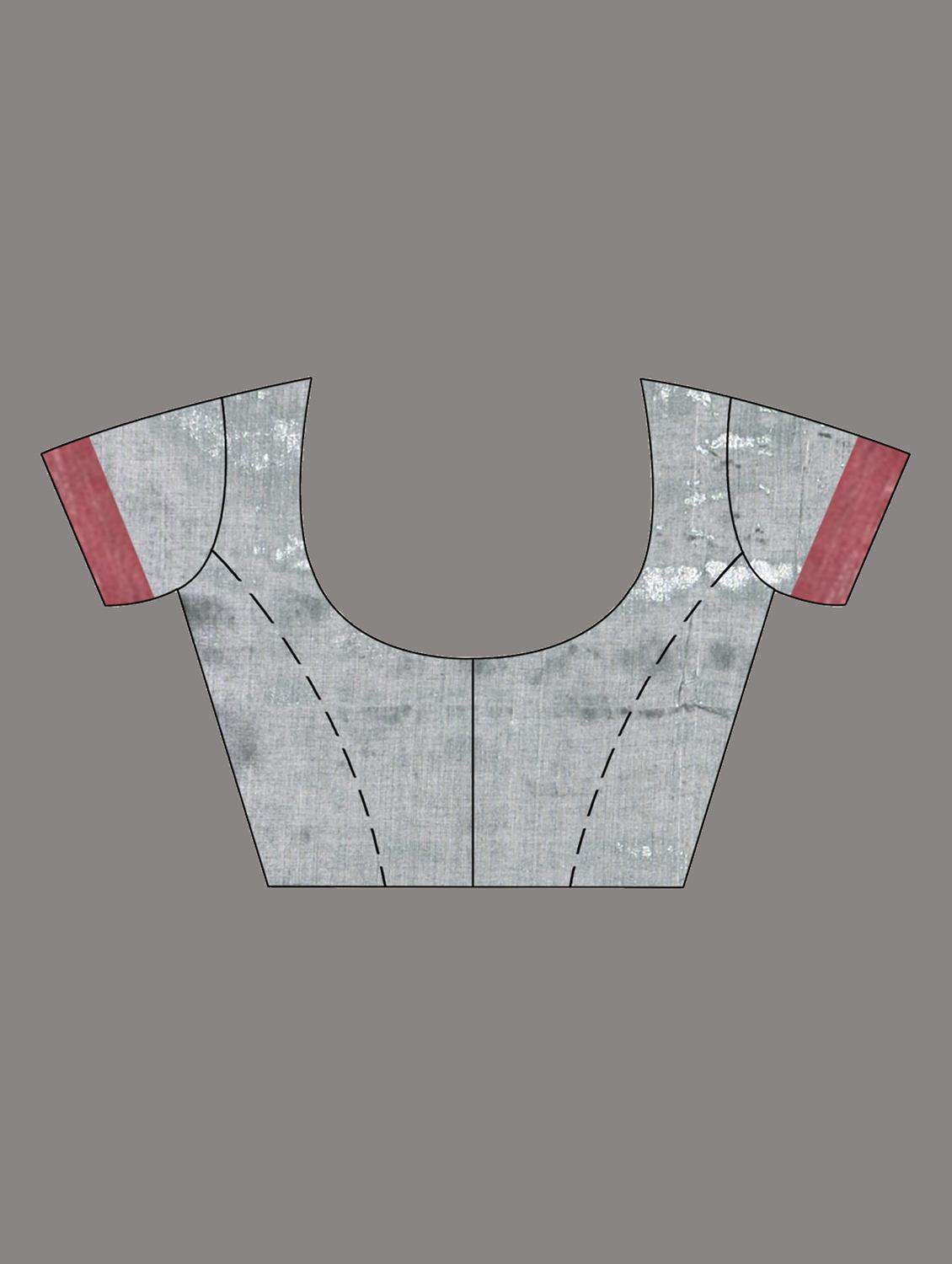 solid plain saree with blouse - 19866042 - Standard Image - 1