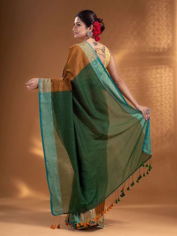 self design woven saree with blouse - 19866362 -  Standard Image - 1