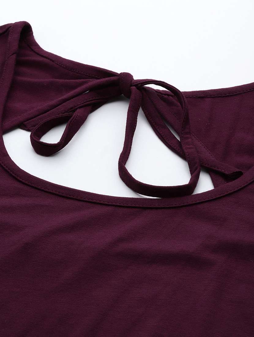 women's straight round neck top - 19866772 -  Standard Image - 4