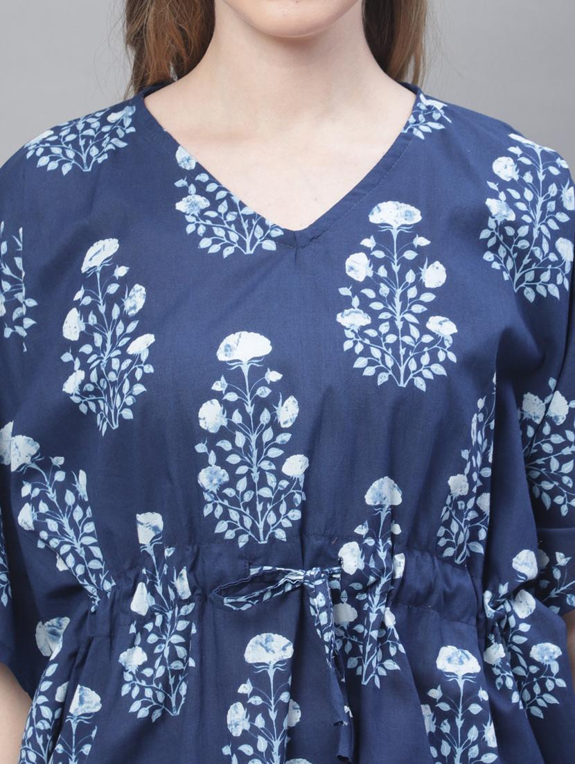 v-neck printed nightwear pyjama set - 19867461 - Standard Image - 4