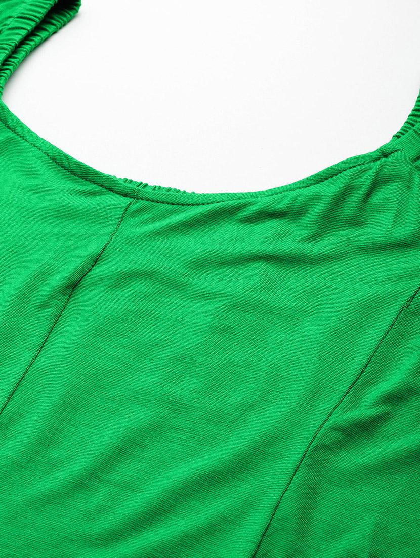 women's a line round neck top - 19868653 - Standard Image - 4