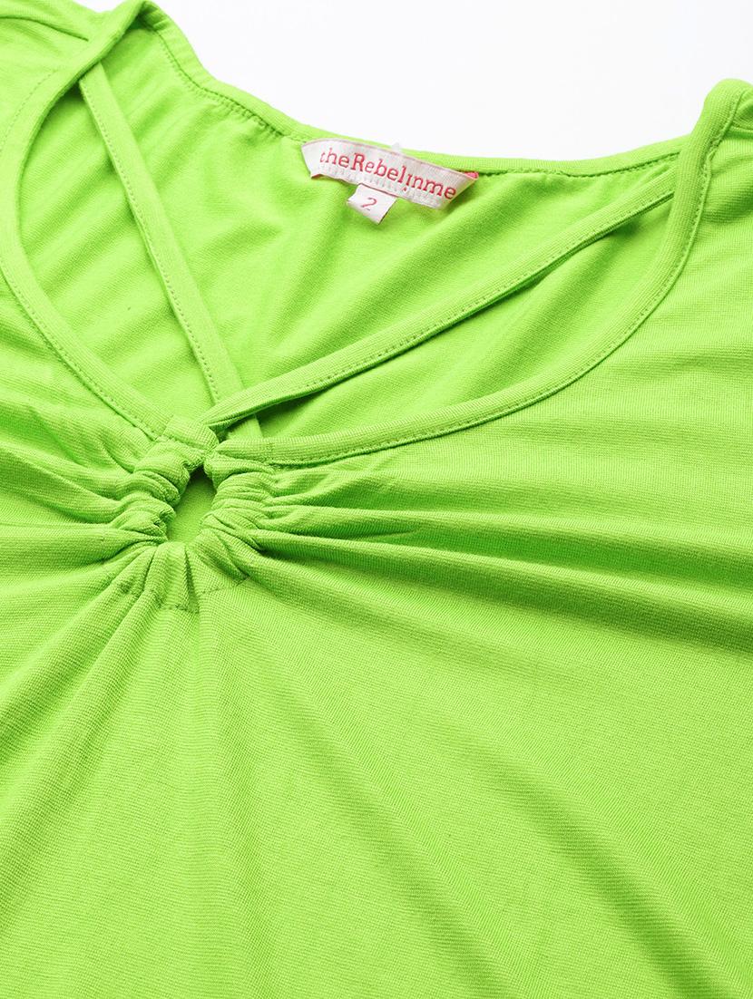 women's straight key hole neck top - 19868681 - Standard Image - 4
