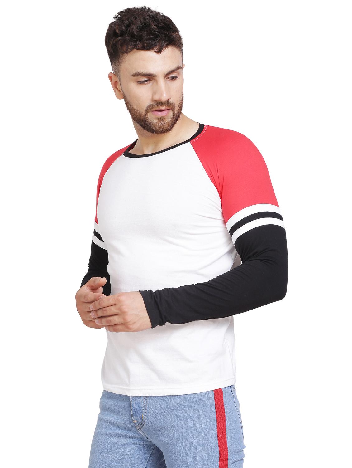 color block raglan t-shirt - 19868807 -  Standard Image - 1