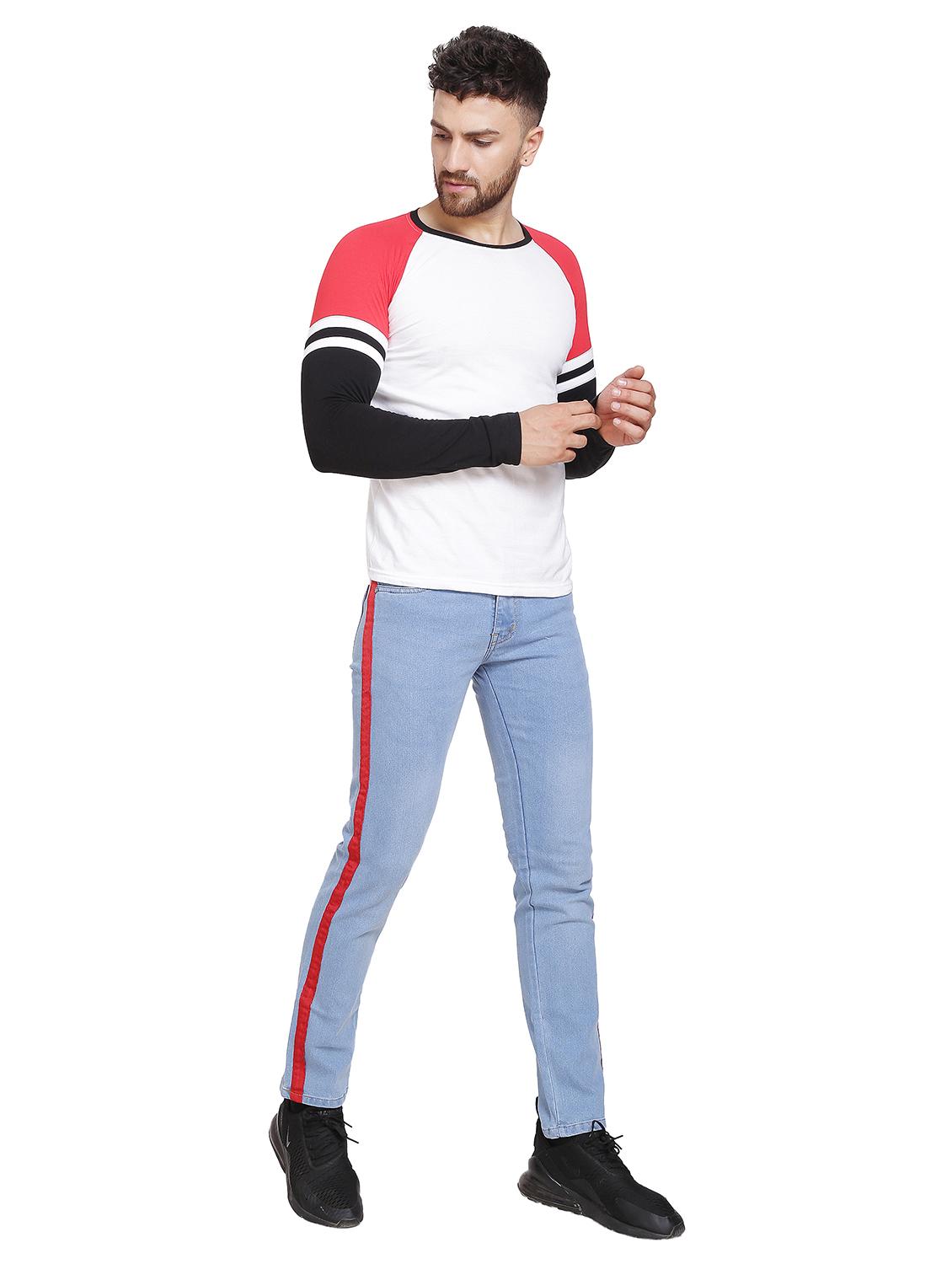 color block raglan t-shirt - 19868807 - Standard Image - 4