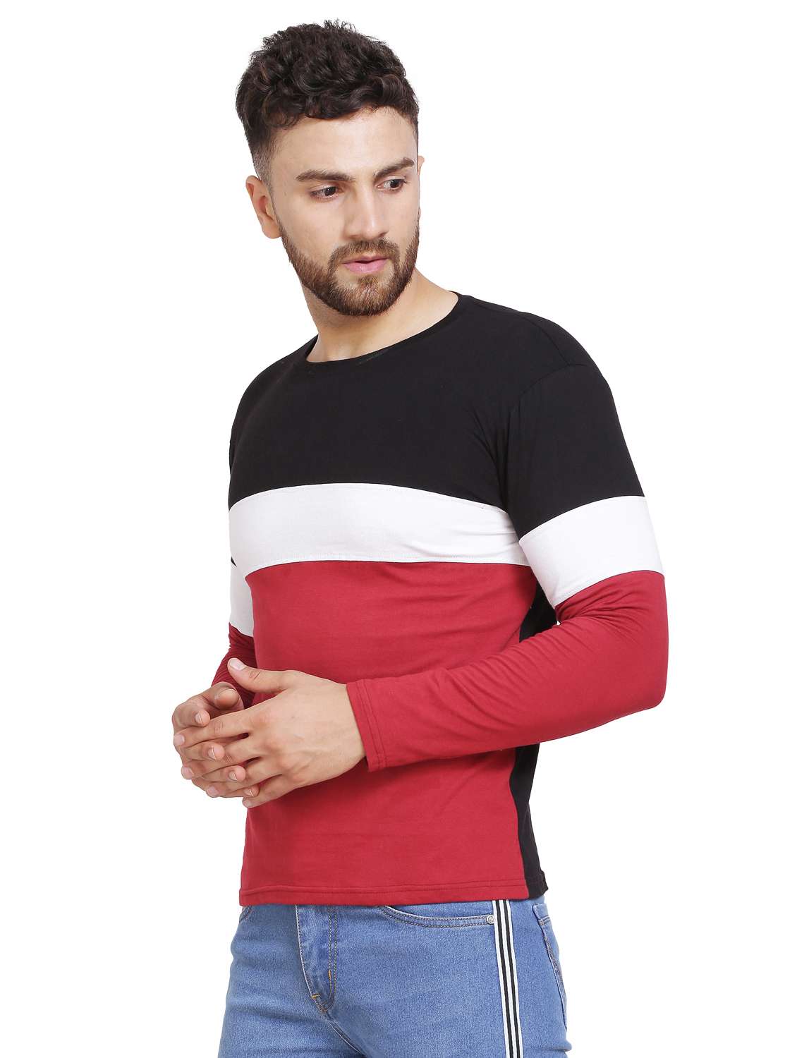 men printed long sleeves t-shirt - 19868815 -  Standard Image - 1