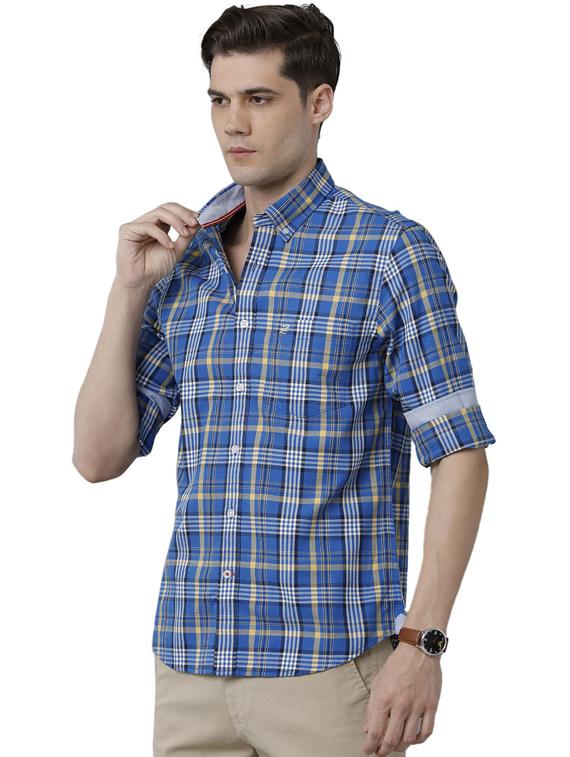 mens checks casual shirt - 19871205 - Standard Image - 1