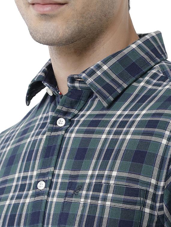 men checkered cotton casual shirt - 19871261 - Standard Image - 4