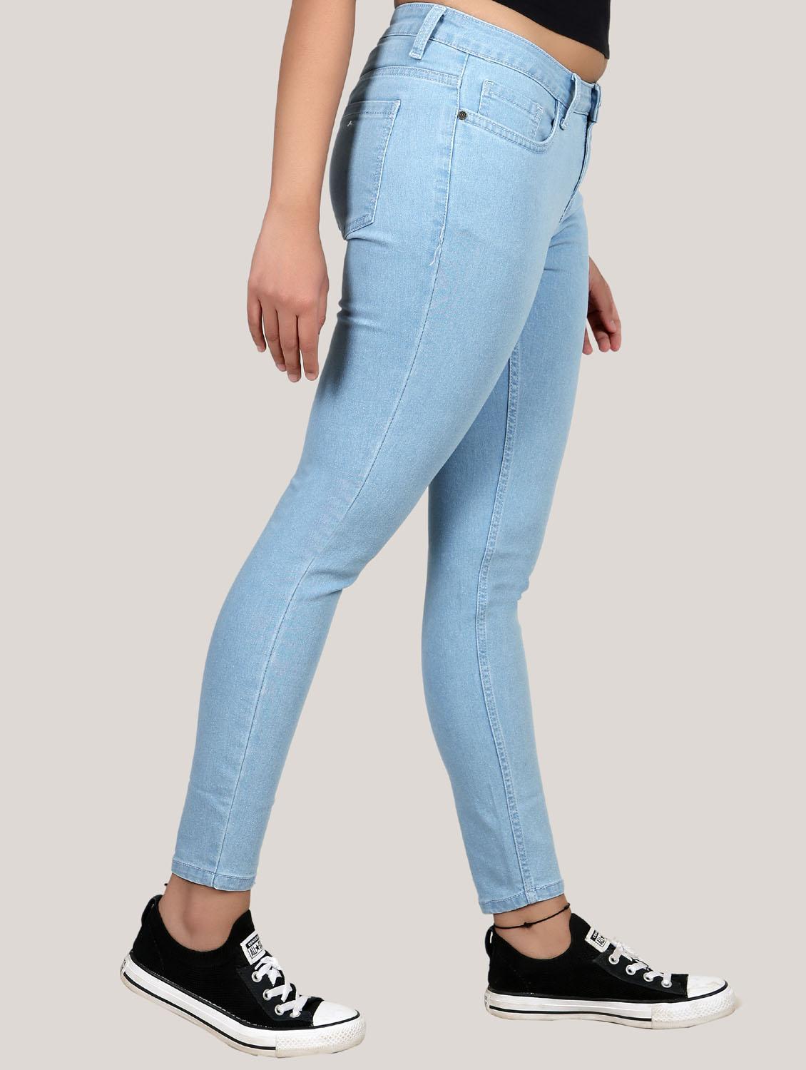 blue skinny denim jeans - 19871797 - Standard Image - 1