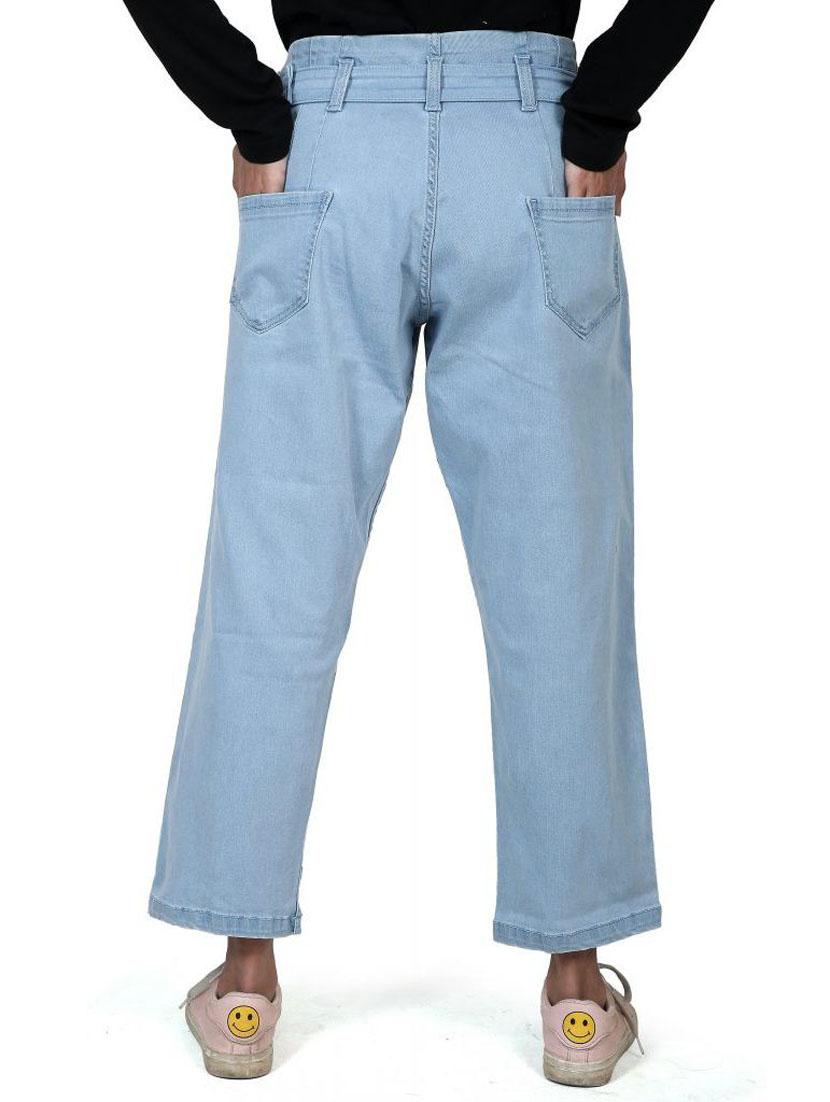 blue wide leg jeans - 19871810 - Standard Image - 1