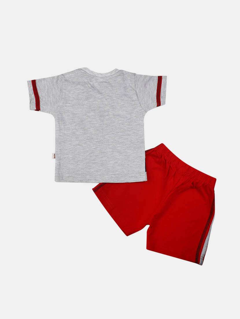 boys printed t-shirt with shorts set - 19872819 -  Standard Image - 1