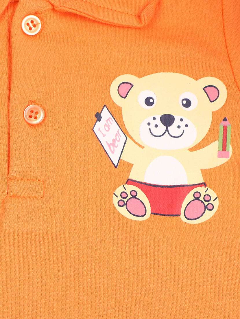 boys shirt collar printed short set - 19872829 -  Standard Image - 4