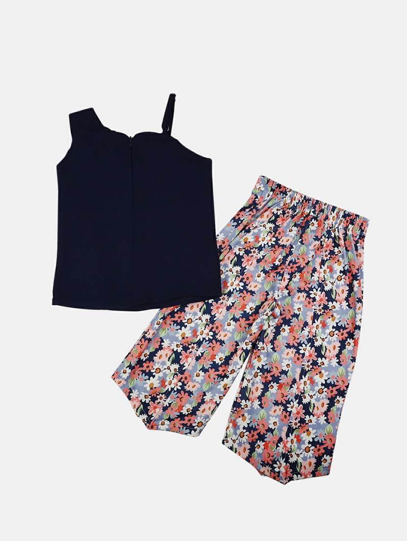 Girls Printed Top & Capri Set - 19873200 -  Standard Image - 1