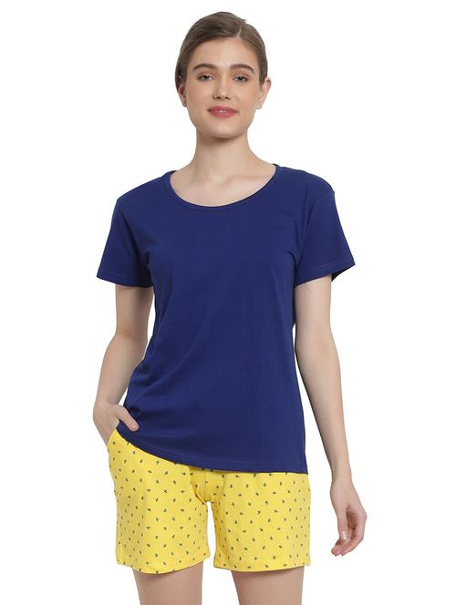 yellow cotton regular shorts - 19873895 -  Standard Image - 0
