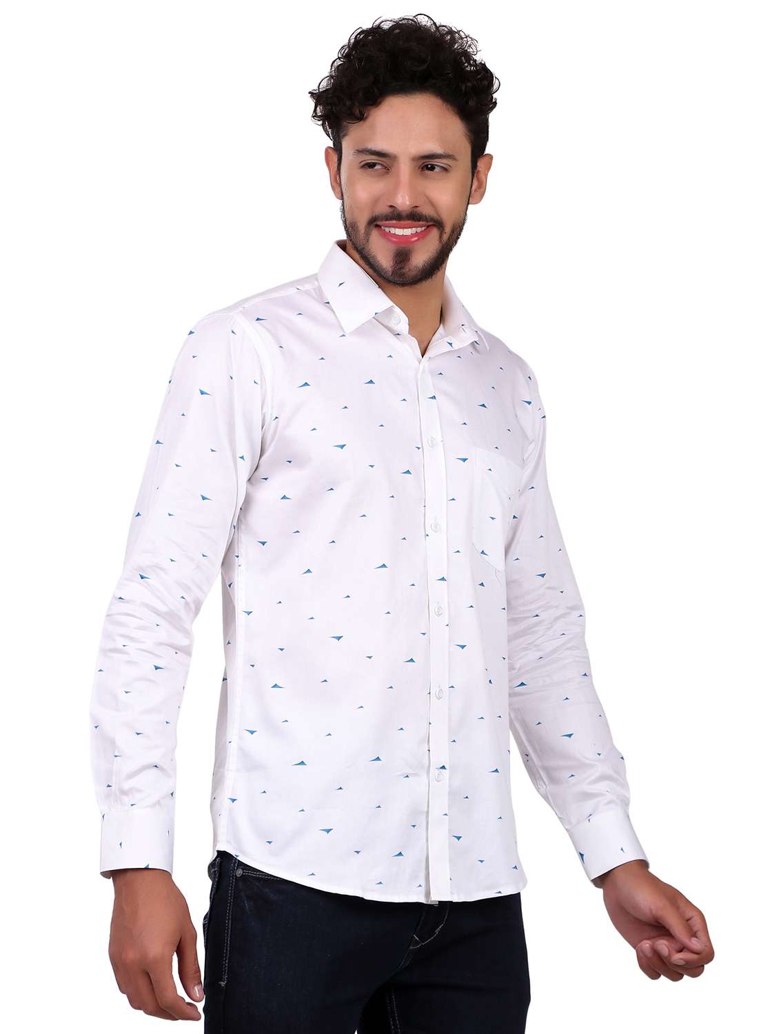 mens printed casual shirt - 19874658 -  Standard Image - 1