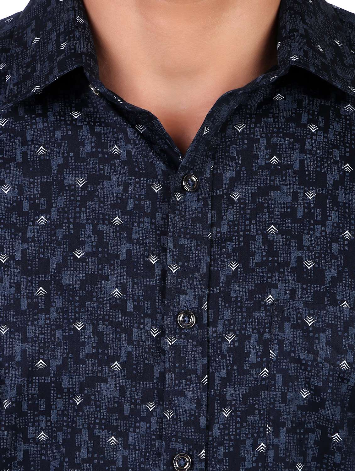 mens printed casual shirt - 19874662 - Standard Image - 4