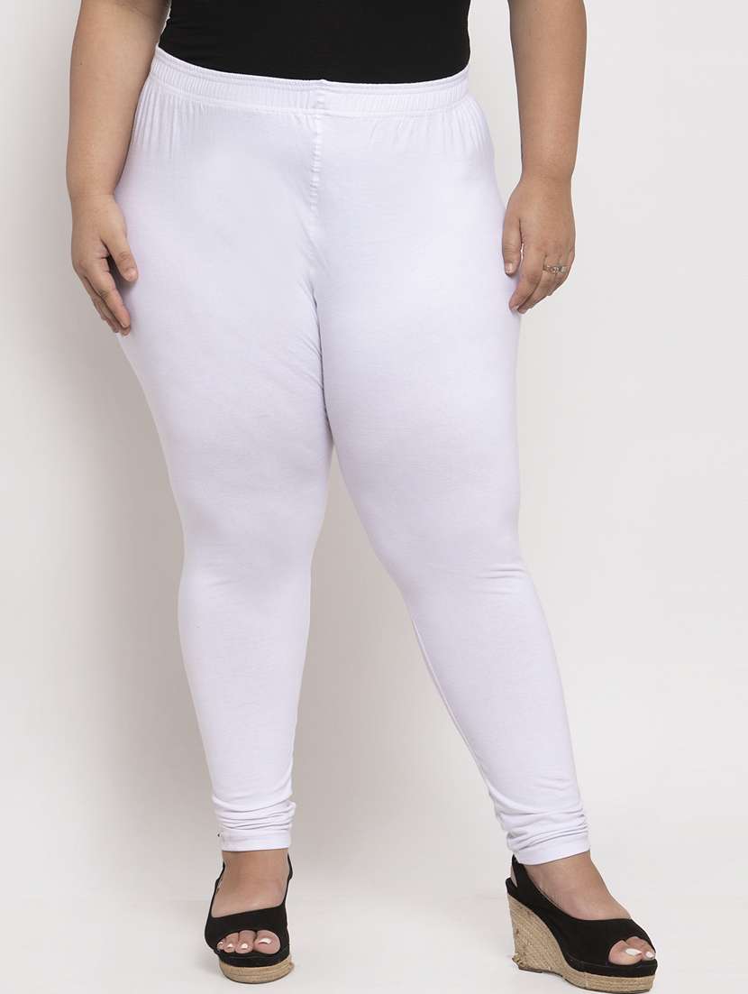 white cotton leggings - 19874852 - Zoom Image - 0