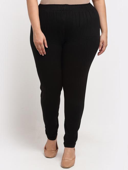 black cotton leggings - 19874853 -  Standard Image - 0