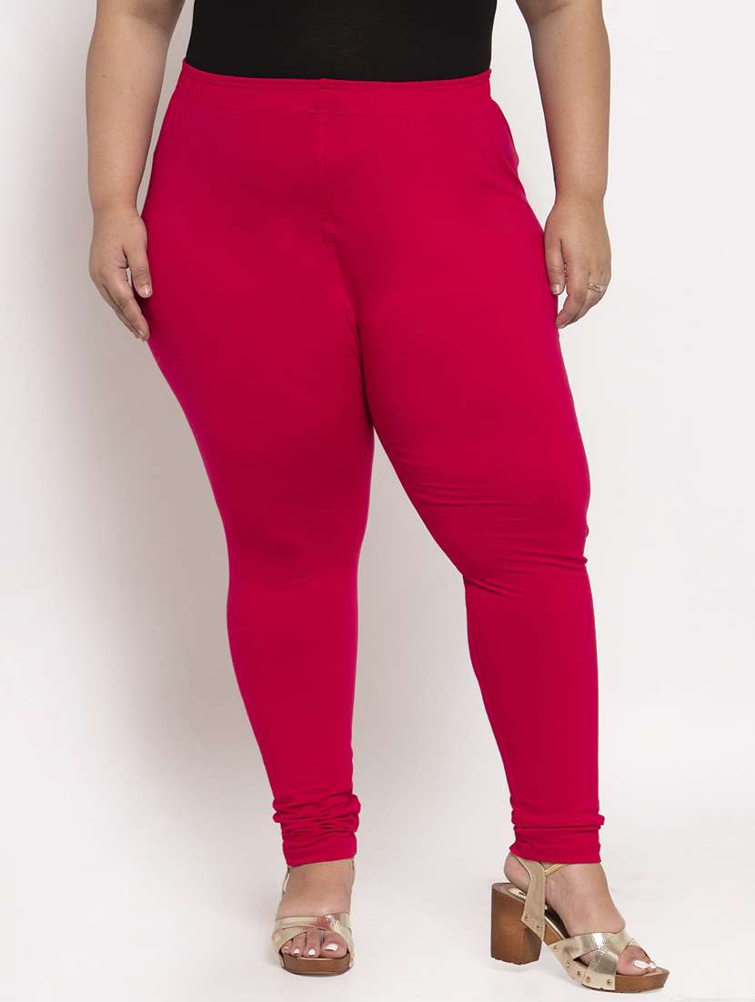 pink cotton leggings