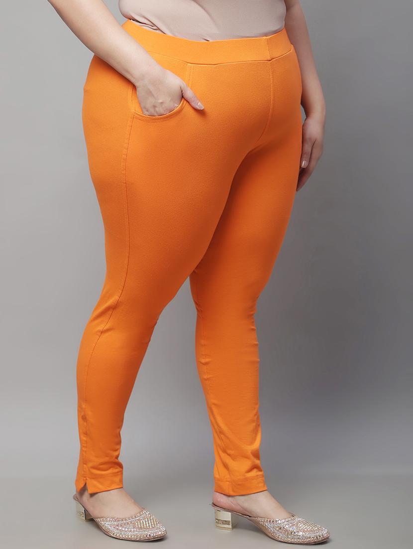 orange cotton leggings - 19874872 - Standard Image - 1
