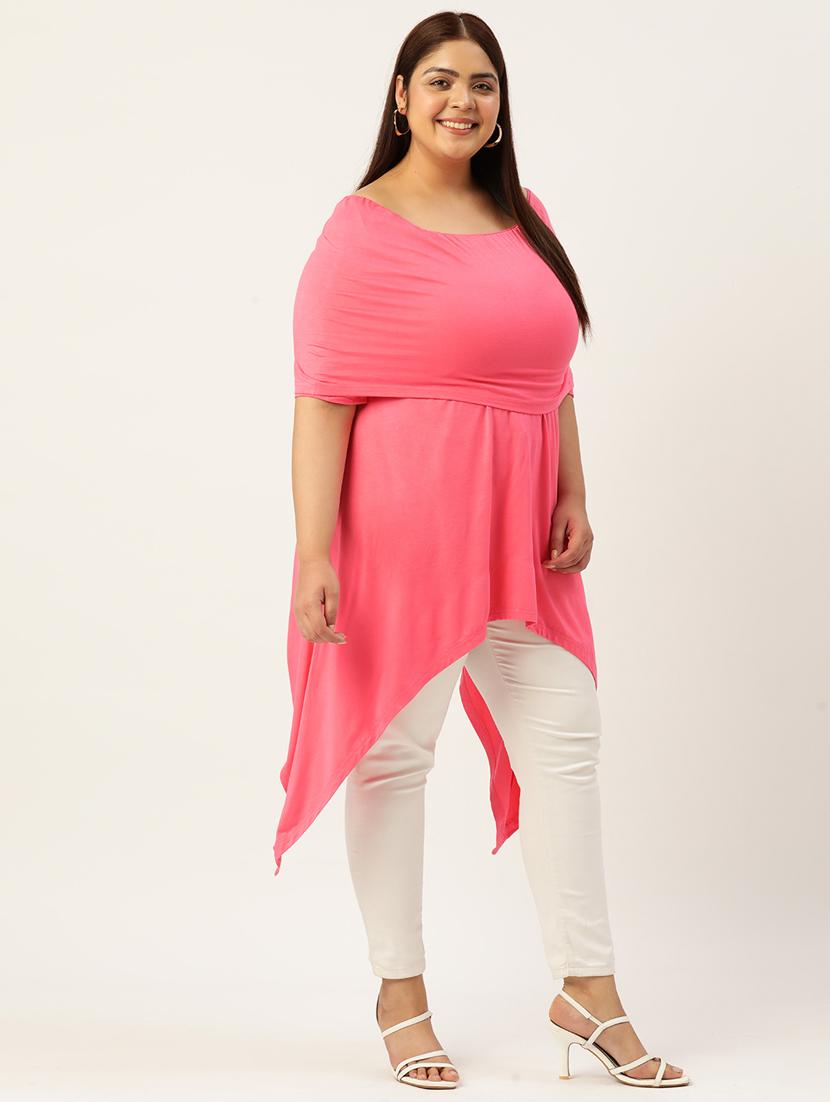 women's asymmetric off shoulder top - 19874942 - Standard Image - 1