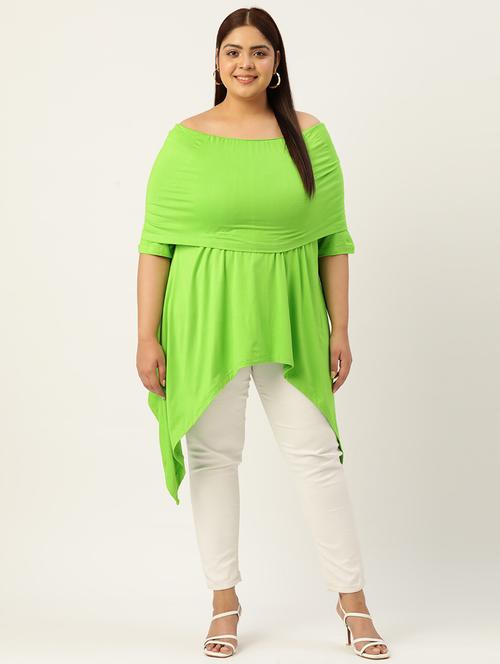 women's high-low boat neck top - 19874945 - Standard Image - 0
