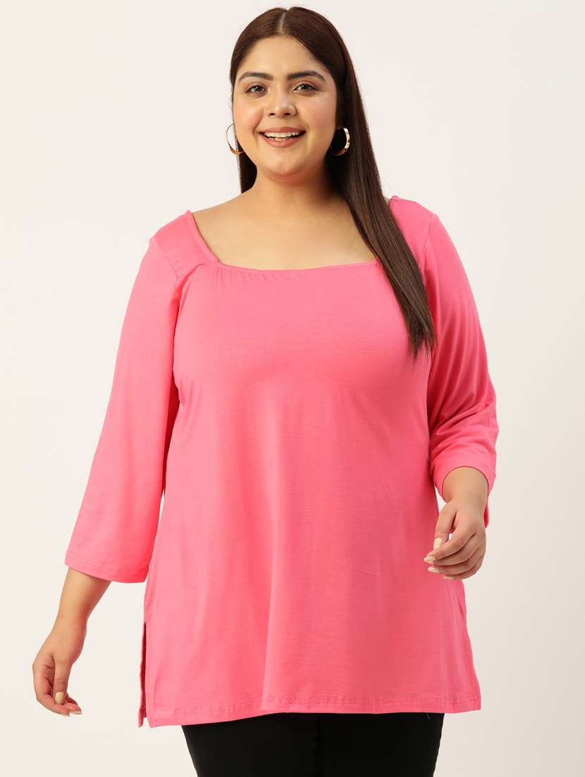 women's straight square neck top - 19874946 - Zoom Image - 0