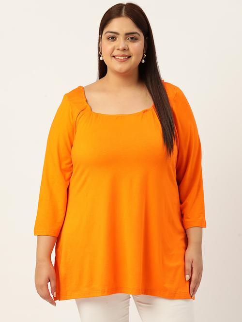 women's a line square neck top - 19874947 - Standard Image - 0