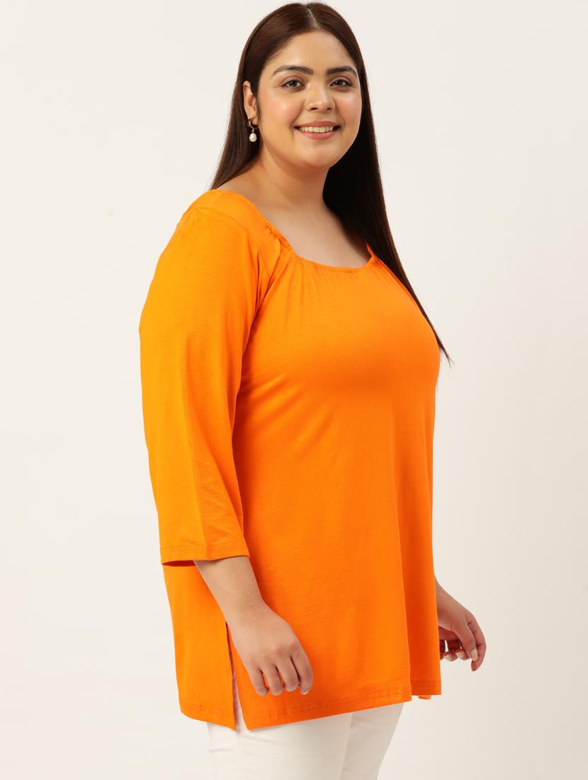 women's a line square neck top - 19874947 - Standard Image - 1