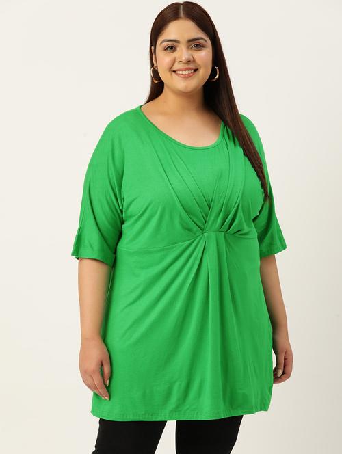 women's a line round neck top - 19874952 - Standard Image - 0