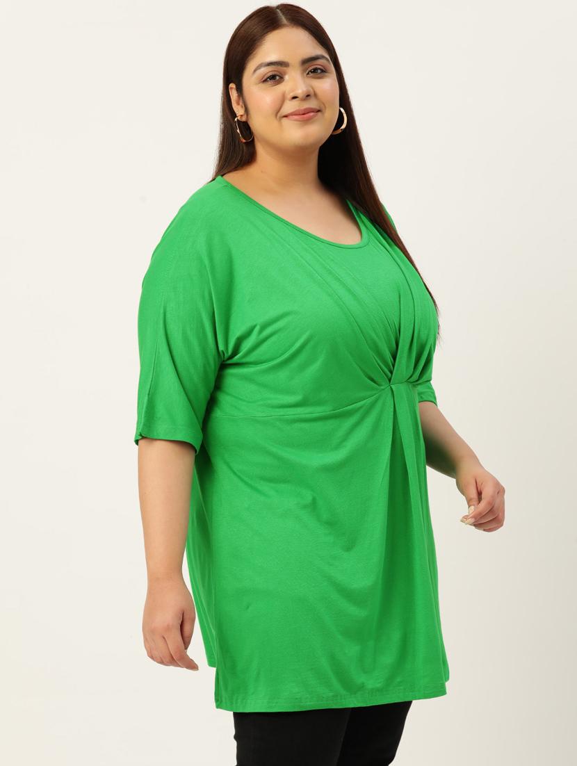 women's a line round neck top - 19874952 - Standard Image - 1