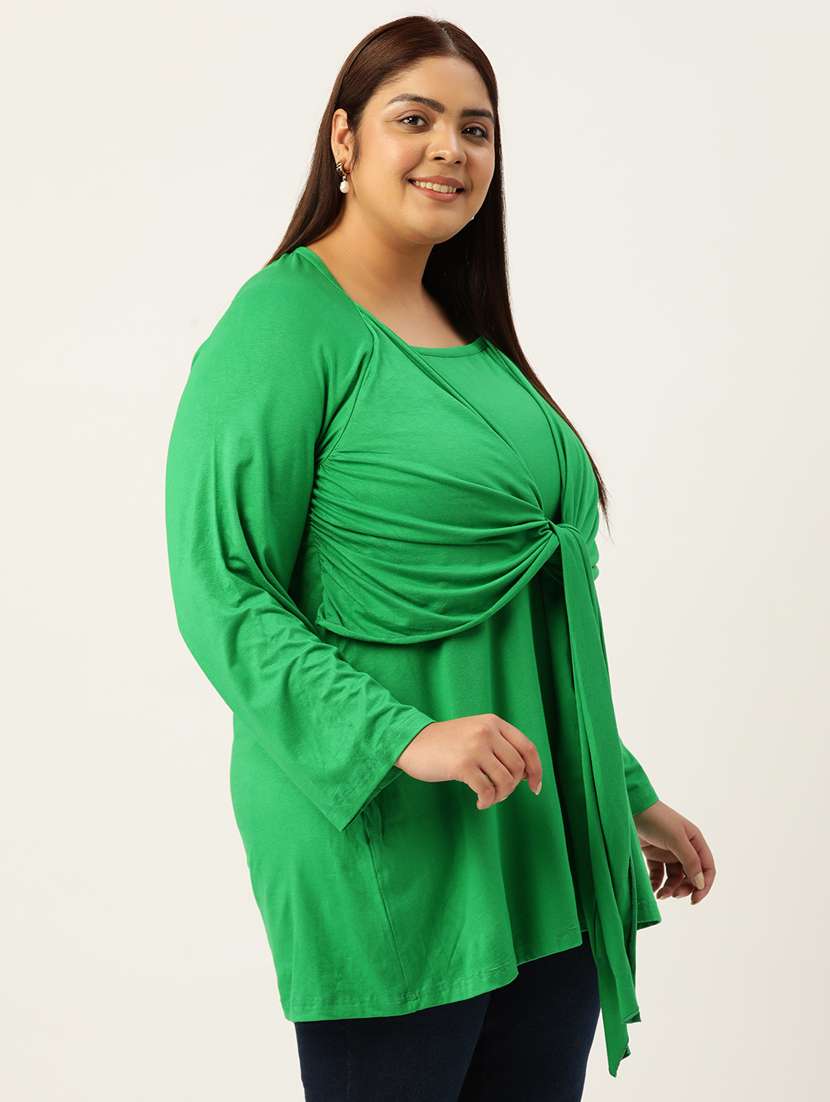 women's layered square neck top - 19874956 -  Standard Image - 1