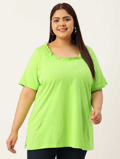 women's straight round neck top - 19874958 -  Standard Image - 0