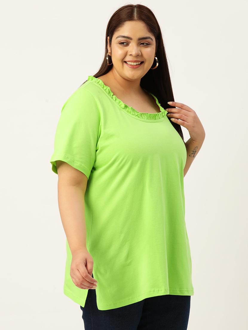 women's straight round neck top - 19874958 -  Standard Image - 1