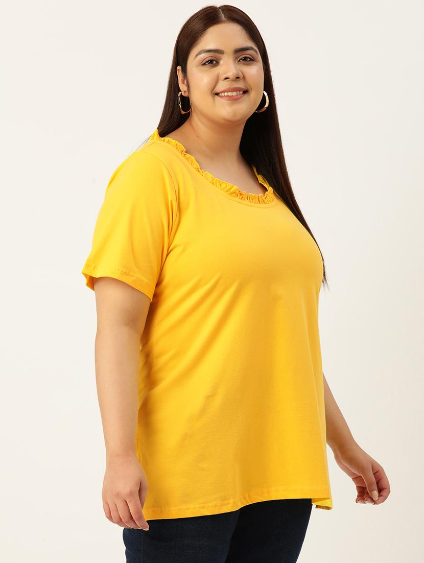 women's straight round neck top - 19874959 -  Standard Image - 1