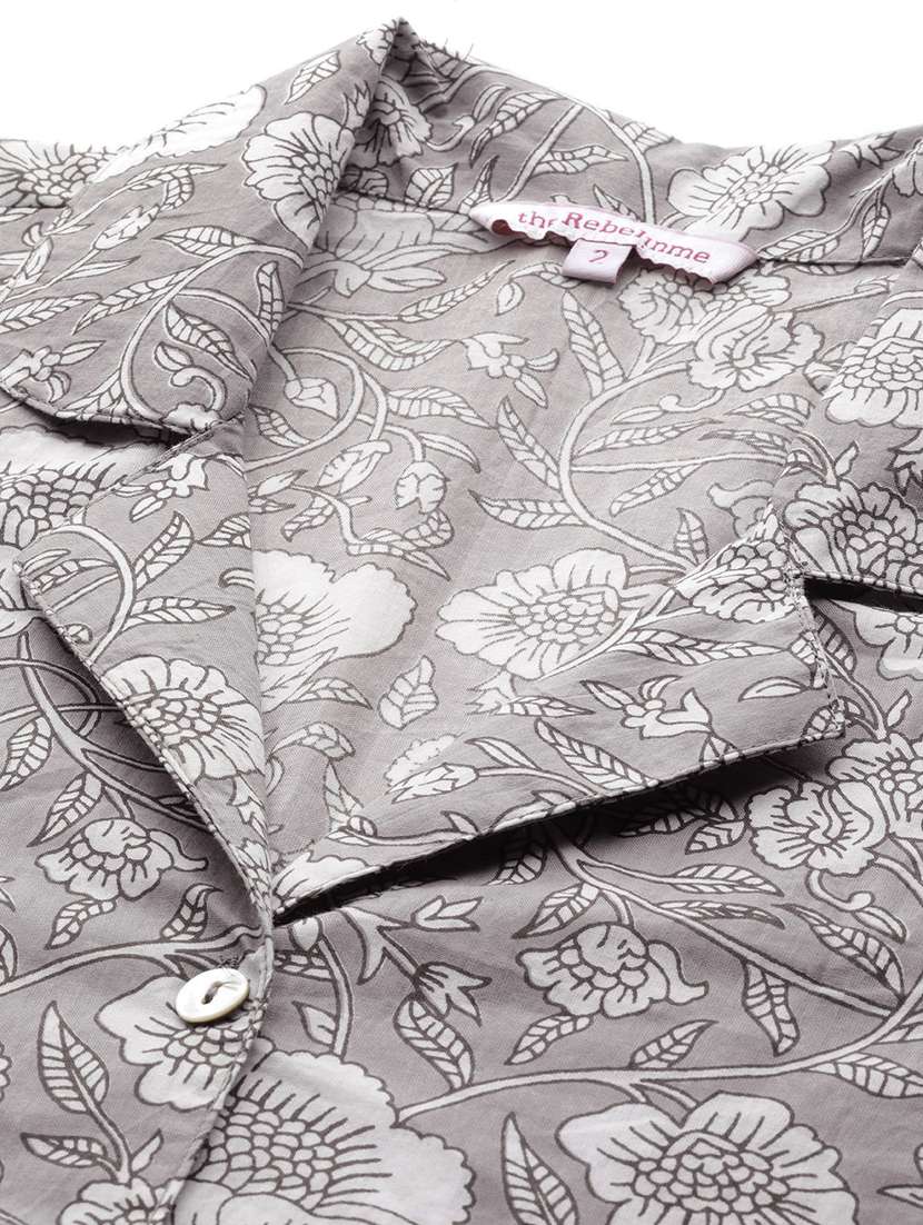 women printed cotton plus size shirt - 19875850 - Standard Image - 4