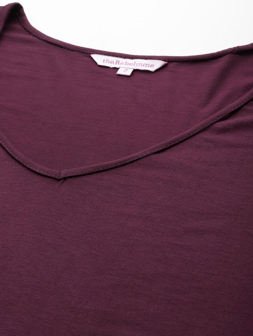 women's asymmetric v neck top - 19876350 - Standard Image - 4