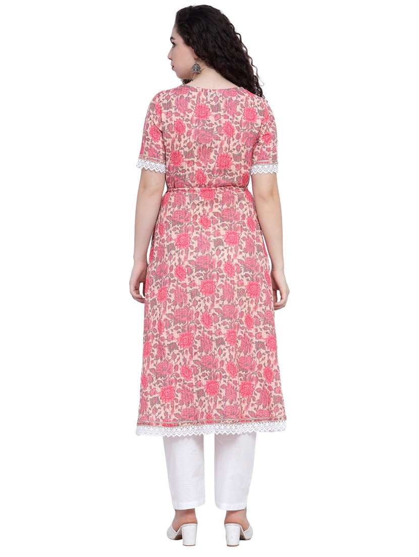 women's flared kurta - 19876512 - Standard Image - 4